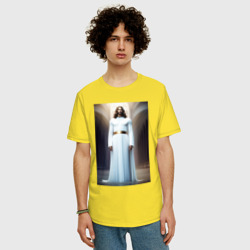 Мужская футболка хлопок Oversize Иисус Христос - фото 2