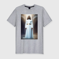 Мужская футболка хлопок Slim Иисус Христос