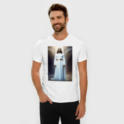 Мужская футболка хлопок Slim Иисус Христос - фото 2