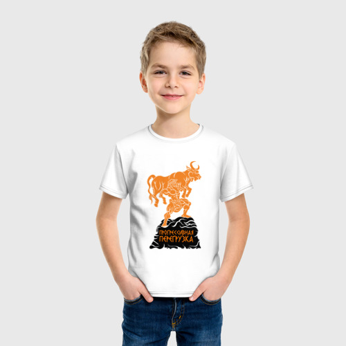 Детская футболка хлопок Прогрессивная перегрузка, цвет белый - фото 3