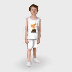 Детская пижама с шортами хлопок Прогрессивная перегрузка - фото 2