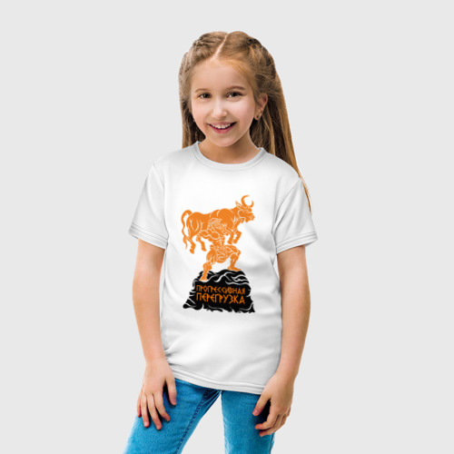 Детская футболка хлопок Прогрессивная перегрузка, цвет белый - фото 5