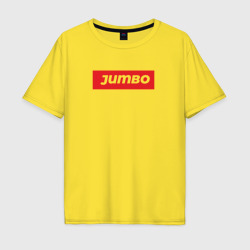 Мужская футболка хлопок Oversize Jumbo red