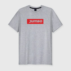 Мужская футболка хлопок Slim Jumbo red