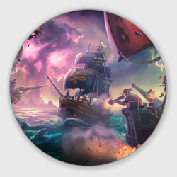 Круглый коврик для мышки Магия Sea of Thieves