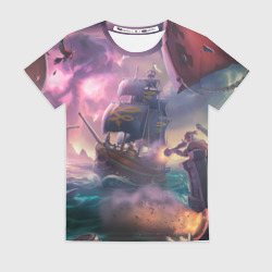 Женская футболка 3D Магия Sea of Thieves