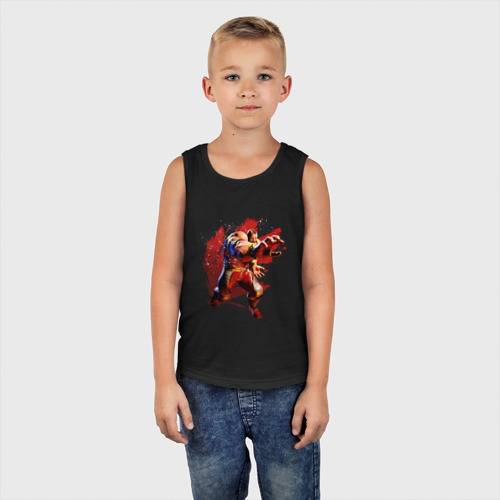 Детская майка хлопок Street Fighter 6 Zangief, цвет черный - фото 5