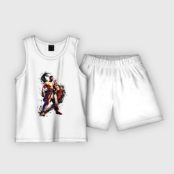 Детская пижама с шортами хлопок Street Fighter 6 Ryu