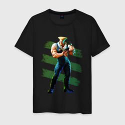 Мужская футболка хлопок Street Fighter 6 Guile
