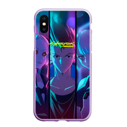 Чехол для iPhone XS Max матовый Дэвид Мартинес. Cyberpunk Edgerunners