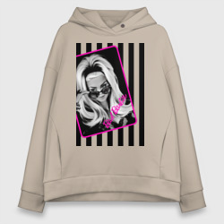 Женское худи Oversize хлопок Bad Barbie