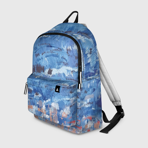 Рюкзак 3D с принтом Неизвестный лес, вид спереди #2