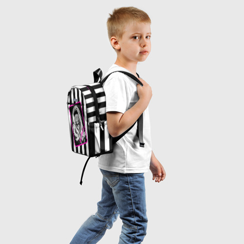 Детский рюкзак 3D Барби и полосы - фото 2
