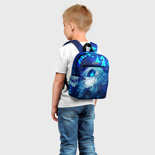 Детский рюкзак 3D с принтом Undertale game sans, фото на моделе #1