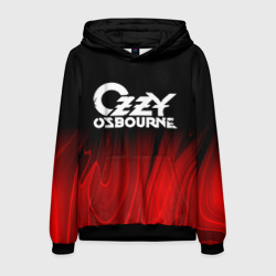 Мужская толстовка 3D Ozzy Osbourne red plasma