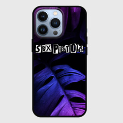 Чехол для iPhone 13 Pro Sex Pistols neon monstera