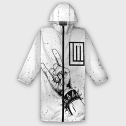 Мужской дождевик 3D Lindemann и рок символ
