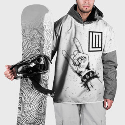 Накидка на куртку 3D Lindemann и рок символ