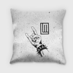 Подушка 3D Lindemann и рок символ