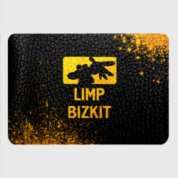 Картхолдер с принтом Limp Bizkit - gold gradient - фото 2