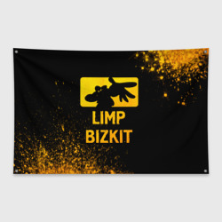 Флаг-баннер Limp Bizkit - gold gradient