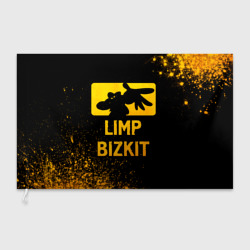 Флаг 3D Limp Bizkit - gold gradient