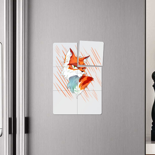 Магнитный плакат 2Х3 Рыжий хитрый мультяшный кот anime - фото 4
