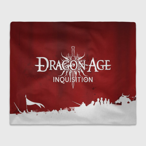 Плед с принтом Dragon Age Inquisition art, вид спереди №1