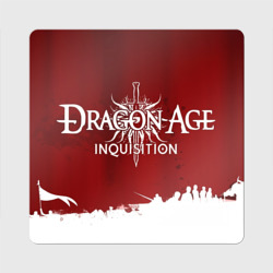 Магнит виниловый Квадрат Dragon Age Inquisition art