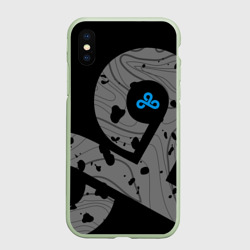 Чехол для iPhone XS Max матовый Форма Cloud 9 black