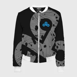 Женский бомбер 3D Форма Cloud 9 black