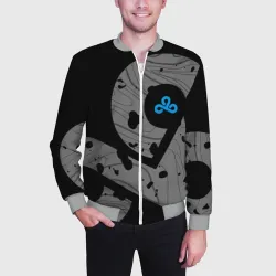 Мужской бомбер 3D Форма Cloud 9 black - фото 2