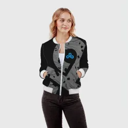 Женский бомбер 3D Форма Cloud 9 black - фото 2