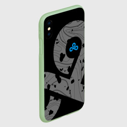 Чехол для iPhone XS Max матовый Форма Cloud 9 black - фото 2