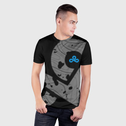 Мужская футболка 3D Slim Форма Cloud 9 black - фото 2