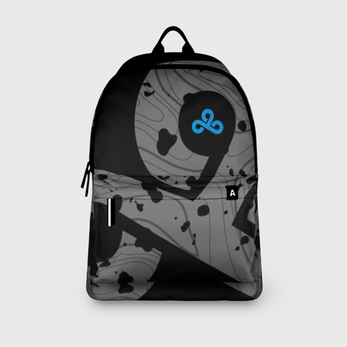 Рюкзак 3D с принтом Форма Cloud 9 black, вид сбоку #3