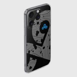 Чехол для iPhone 15 Pro Max силиконовый с защитой камеры Форма Cloud 9 black - фото 2