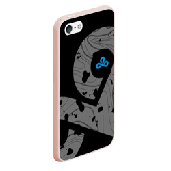 Чехол для iPhone 5/5S матовый Форма Cloud 9 black - фото 2