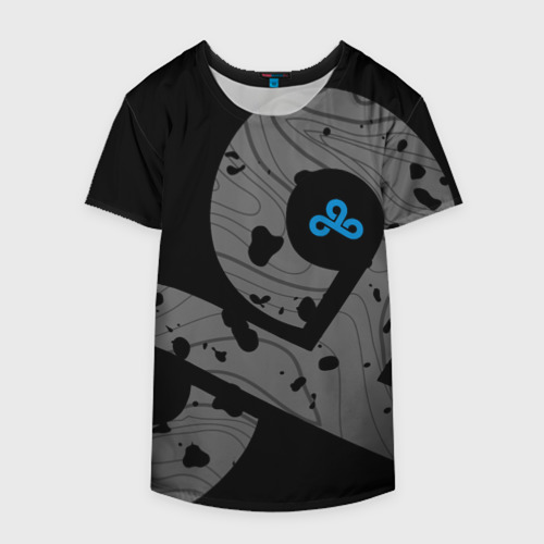 Накидка на куртку 3D Форма Cloud 9 black, цвет 3D печать - фото 4