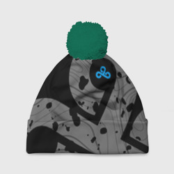 Шапка 3D c помпоном Форма Cloud 9 black