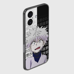 Чехол для iPhone 16 силиконовый с защитой камеры Киллуа - Hunter x Hunter - фото 2