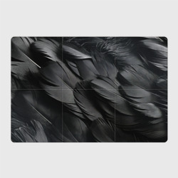 Магнитный плакат 3Х2 Черные перья ворона