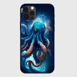 Чехол для iPhone 12 Pro Космический осьминог в туманности