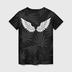 Женская футболка 3D Крылья ангелов
