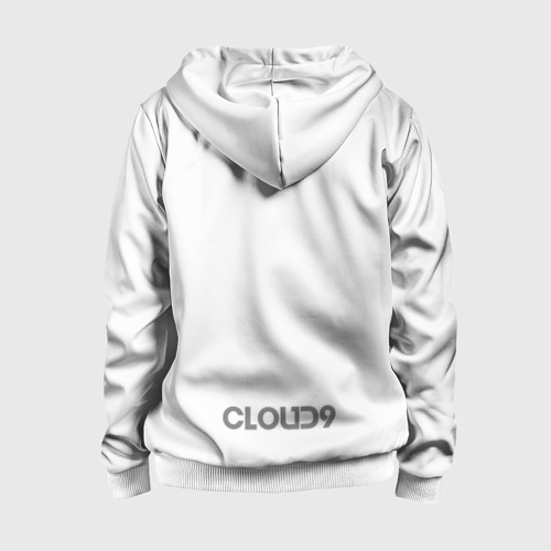 Детская толстовка 3D на молнии Cloud9 white, цвет белый - фото 2