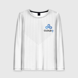 Женский лонгслив 3D Cloud9 white