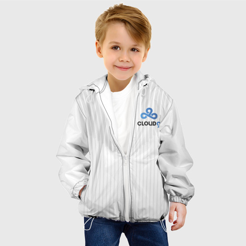 Детская куртка 3D Cloud9 white, цвет белый - фото 3
