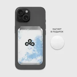 Картхолдер Magsafe магнитный Cloud9 Облачный - фото 2