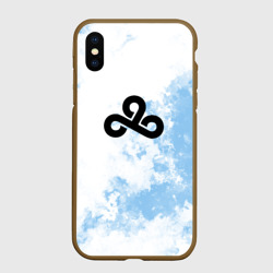 Чехол для iPhone XS Max матовый Cloud9 Облачный