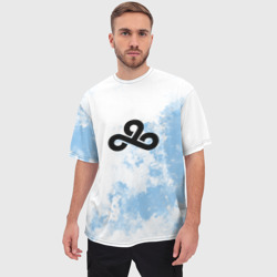 Мужская футболка oversize 3D Cloud9 Облачный - фото 2